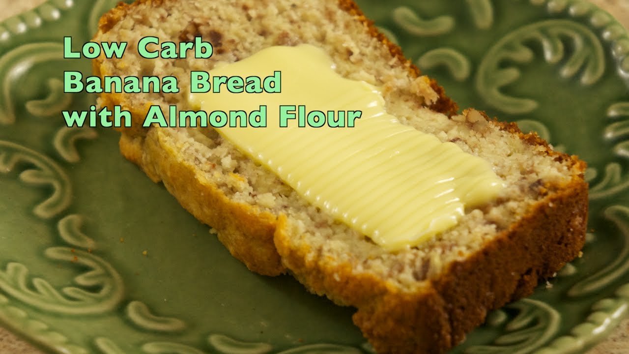 Low Crab and Gluten Free Banana Bread