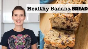 Healthy banana bread recipe by Leelalicious