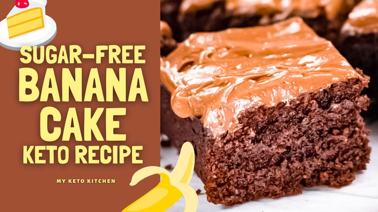 Keto chocolate banana cake recipe