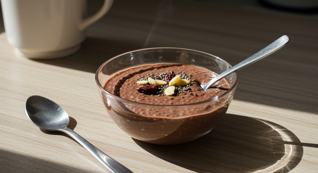chocolate chia pudding
